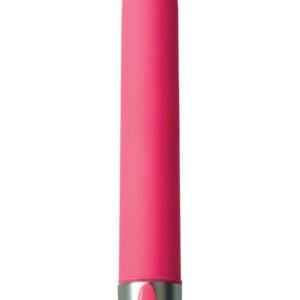Party on with these silky smooth and seamless massagers. Powerful multi-speed. ABS with Velvet-Cote (PU Cote) Metallic Plating (cap band). 6.5x 1/ 17 cm x 3 cm. 2 AA batteries.
