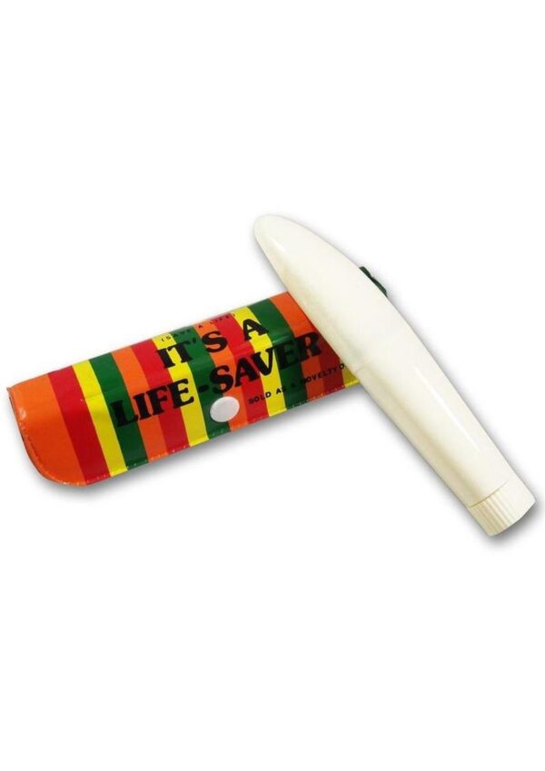 this mini-vibrator can be a real Life-saver when you need it. Uses 1 AA battery.
