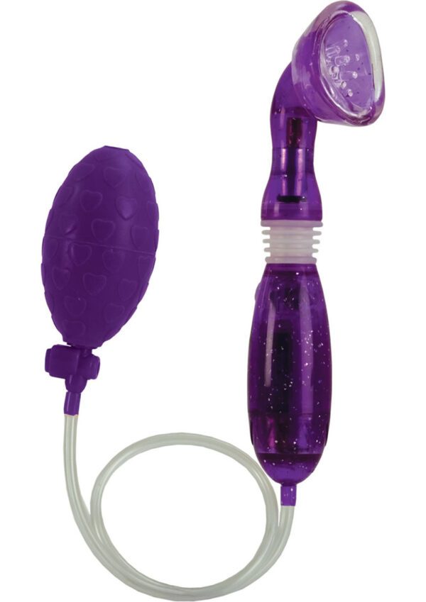 The advanced clitoral pump is perfectly contoured and shaped for a woman`s most sensitive parts. It`s three speeds and powerful suction will have you wondering why it took so long to purchase such an incredible toy. For use in the bath or shower
