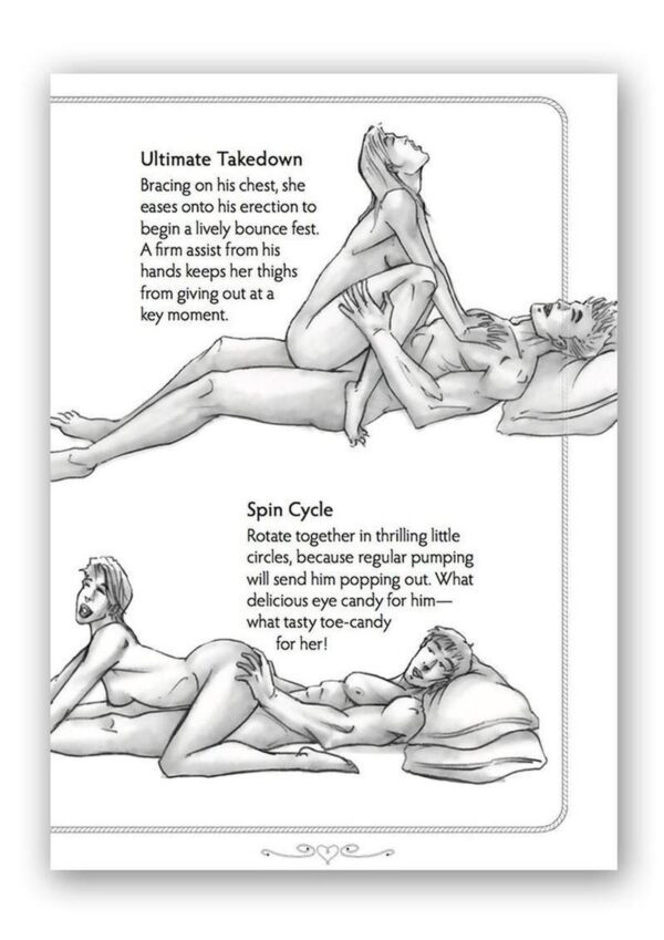 then reveals new lovemaking angle variations and techniques that set off deep