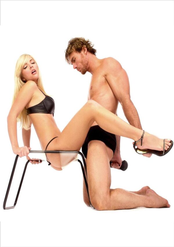 and try new positions and enjoy moves you never thought were possible! The Fetish Fantasy Sex Stool is designed to play hard--it holds up to 300 lbs. and is constructed with a heavy duty tubular steel frame. The seat is flexible