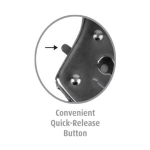 fantasy becomes reality! These metal cuffs are perfect for beginners and strong enough for any level of user. The locking mechanism has a quick-release button in case you lose the key