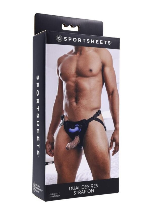 Dual Desires Strap On - Black - Image 2