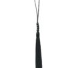 Sex and Mischief Beaded Flogger Noir Whip 16in - Black - Image 3