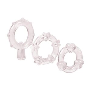 all purpose support rings. Adorned with raised hearts