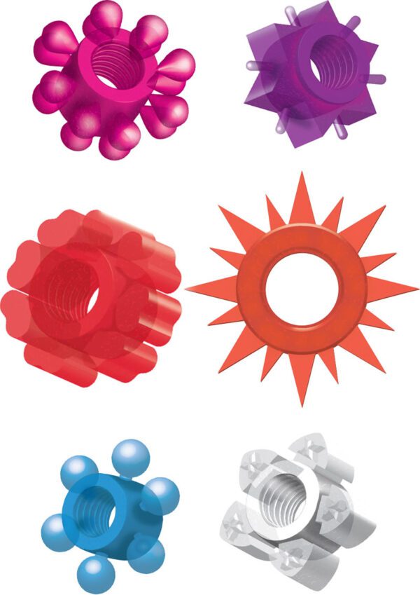 Jelly Stars Cock Rings are the Perfect Fit to keep you HARD all night long for your next Intimate encounter! Comes in black and clear&amp;#xa0;OR&amp;#xa0;assorted colors to tease and please! Super Soft silicone. Stretchy band fits any man!Features:  Ultra-Tight Fit Promotes Longer Lasting Rock Hard Erections! Super Soft Phthalate Free Silicone Super Stretch Band Fits Any Man