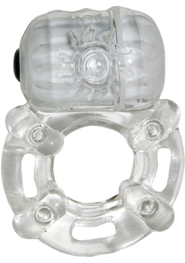 The look of Glass...The feel of Jelly. Double vibrating bullets with stimulating nubs. 7 functions. Push button. 2 AG10 batteries included. Phthalates free. Material: SEBS. Length: 2.