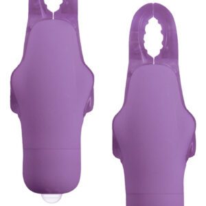 Wireless vibrating nipple clamps. Each clamp glows RED. Push button. Phthalates free. RoHS compliant. Material: ABS. 3 G13 cell batteries in each clamp included. Length: 2.9375.
