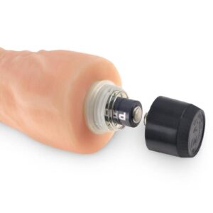 the squishy material mimics the softness and feel of real skin and feels as natural as you can get! Choose a speed on the dial base and enjoy powerful vibrations as the dong quickly warms to your body temperature. Try it in the shower or spa and turn bath time into pleasure time! Use plenty of Moist lubricant for an extra wet