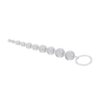 Platinum X 10 Anal Beads - Silver - Image 4