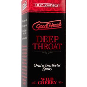 but many people find it difficult to accommodate their partner`s full manhood. Doc Johnson presents GoodHead Deep Throat Spray