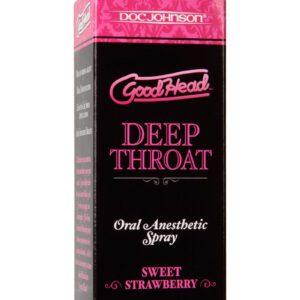 but many people find it difficult to accommodate their partner`s full manhood. Doc Johnson presents GoodHead Deep Throat Spray