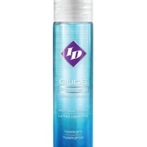 safe to use with your favorite adult toys and can easily be re-activated with a drop of water or saliva. I-D Glide is an FDA 510k approved medical device