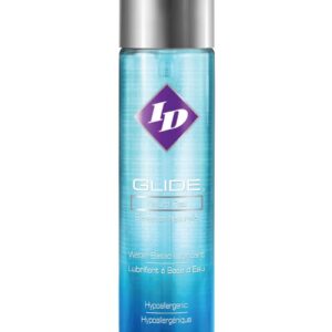 safe to use with your favorite adult toys and can easily be re-activated with a drop of water or saliva. I-D Glide is an FDA 510k approved medical device
