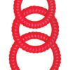 100% SiliconeExtreme clincher cockrings3 EZ fit sizesWaterproofPhthalates freeSizes: small - 1.5