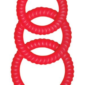 100% SiliconeExtreme clincher cockrings3 EZ fit sizesWaterproofPhthalates freeSizes: small - 1.5