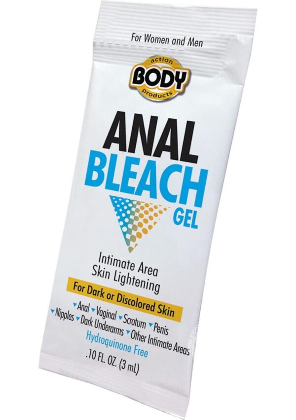 Body Action Anal Bleach Gel is a super concentrated intimate area skin lightening gel.  It is formulated to help improve the appearance of uneven skin tone and diminish discolored areas of the skin. Ideal for Anal