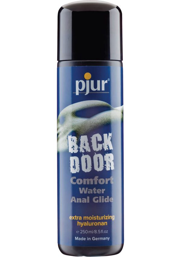 especially for hard anal sex. The addition of valuable hyaluronic acid featuring moisturizing properties forms small water cushions to support the lubricating effect. Pjur Back Door Comfort Water Anal Glide is taste- and odorless