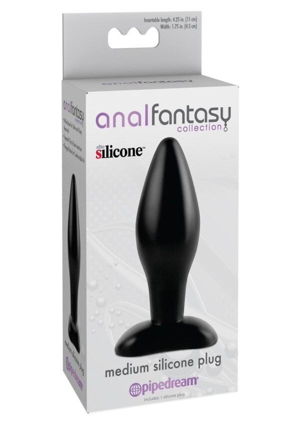 the Medium Silicone Plug has a tapered tip for easy entry