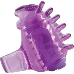 Introducing the tiniest tingling mini vibe on the market! FingO Tips micro massagers literally put pleasure at your fingertips with a comfortable strap to keep it in place! Fun for foreplay or intimate enhancement