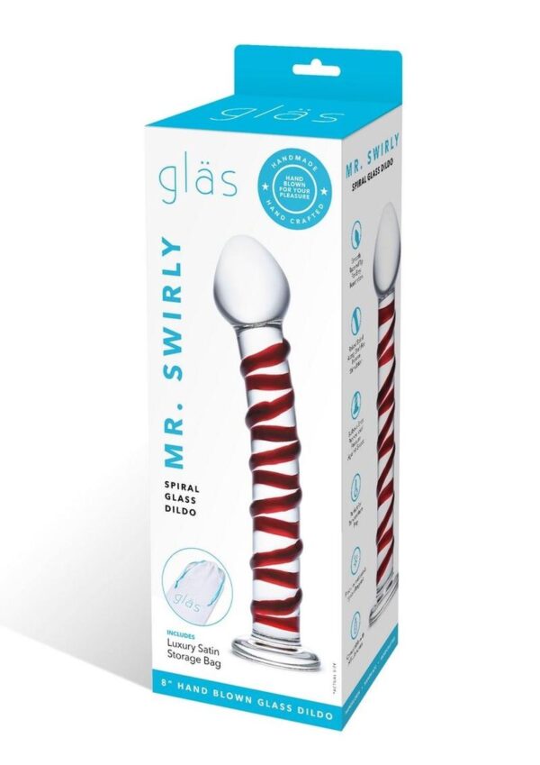 clear-glass shaft. This raised spiral stimulates and massages for greater pleasure