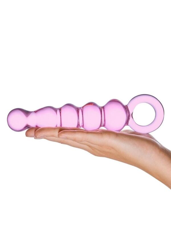 the surface becomes incredibly slick. Our unique droplet beaded design is perfect for increasing levels of anal penetration and pleasure. Hi-durability handle for greater control and easy retrieval. Fracture-resistant and hypoallergenic