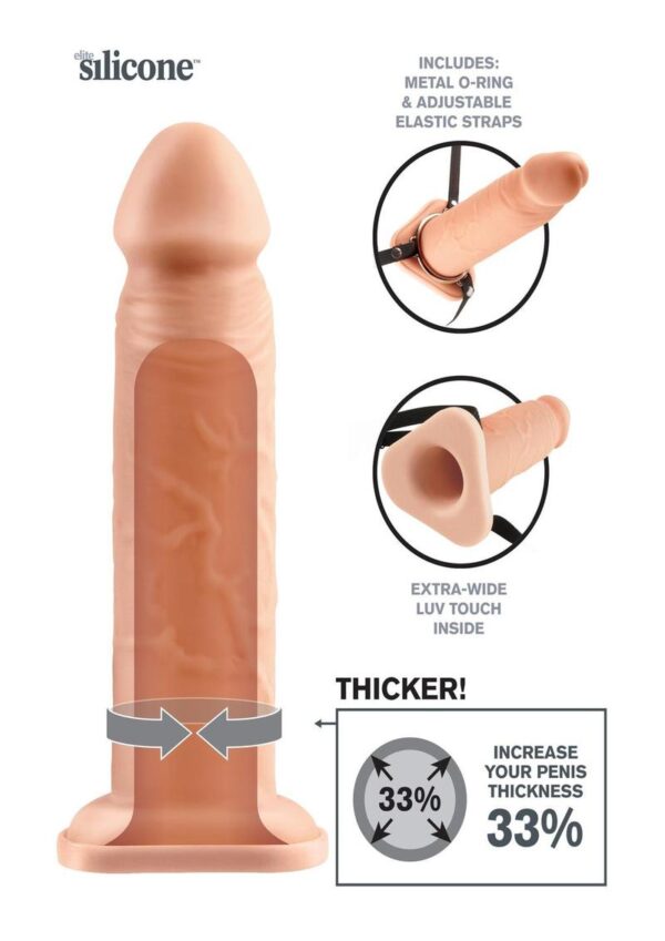 Turn your penis into an instant pleasure machine with the incredible Fantasy X-Tensions. Now you can be all the man you can be and satisfy your partner with this easy-to-use erection enhancer. Developed as a safe