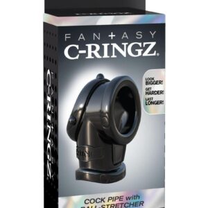 the Cock Pipe with Ball-Stretcher is the perfect choice to give you that extra edge! Push your package out to its maximum potential and enjoy a super tight tug on your balls while you stay harder and thicker than ever before. The ball stretcher pulls down on your testicles and prevents them from retracting upward