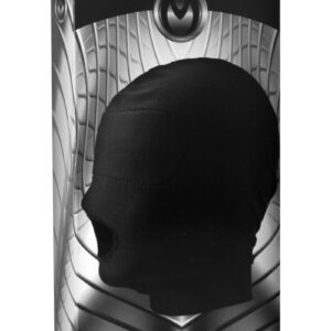 stretching completely over their head and obscuring their view while leaving their mouth accessible. It features a built in padded blindfold and will not hamper breathing. The exposed mouth leaves open all kinds of naughty possibilities. Perfect for some roleplaying
