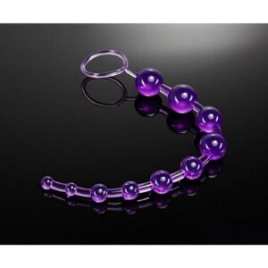flexible jelly and 10 gradual beads that are sure to hit all the right spots. The convenient loop handle is noticeable on ion