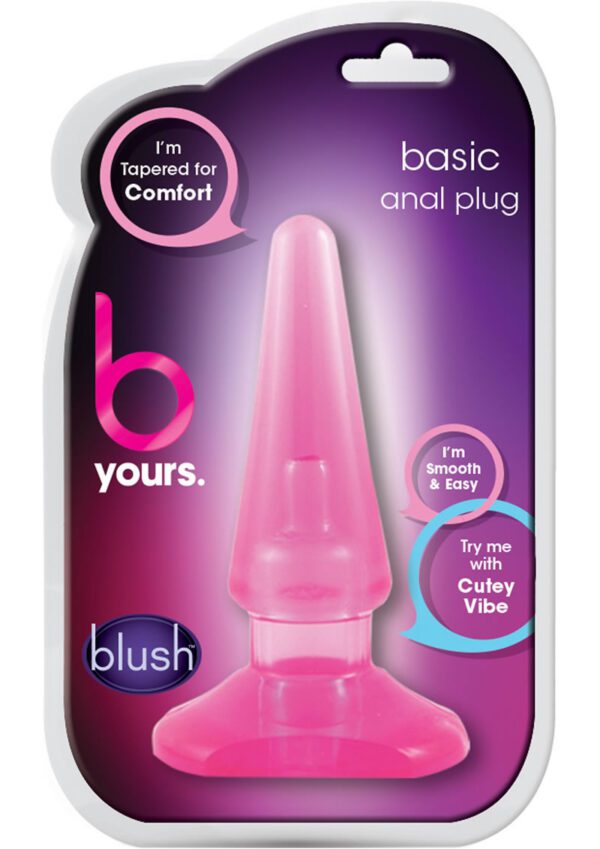 and just a little nasty! The Basic Anal Plug by Blush Novelties is the perfect toy for beginners