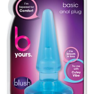 and just a little nasty! The Basic Anal Plug by Blush Novelties is the perfect toy for beginners