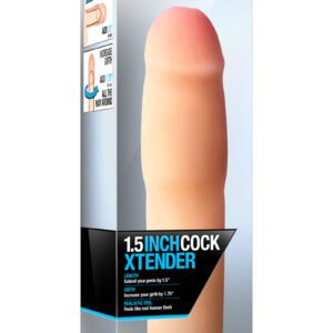 Water Based and Hybrid Lube Safe and easy to clean. Enter your partner. Can be trimmed to fit any size penis.GET BIGGER - Extends Your Penis By 1.5 Inches and Thickens By Up To 1.75 Inches In DiameterSTAYS SECURELY ON YOUR ERECT PENIS - Internal Ribbing Creates An Effective Vacuum To Keep Sheath Securely On An Erect Penis. Please Note If You Become Flaccid Sheath Will Slide OffMORE PLEASURE - Ultra Soft. Ribbed To Intensify Sensation And Pleasure For The Wearer. Made From Dual Density Sensa Feel; Ultra Soft And Life Like. DurablePEACE OF MIND - Responsibly Made By Blush Of Ultra Soft X5 Plus And X5 TPE. We Care About Your Health And Wellness And Are Mindful Of What We Provide For Your Body. Lab Tested and Verified To Contain No Phthalates