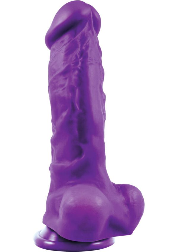Award-winning Colours Pleasure Dongs are now available in extra girthy edition for those who are looking for a more fulfilling experience. Featuring strong suction cup and made of satin textured superior grade silicone for a satisfying sensation. Size 8 x 2.25