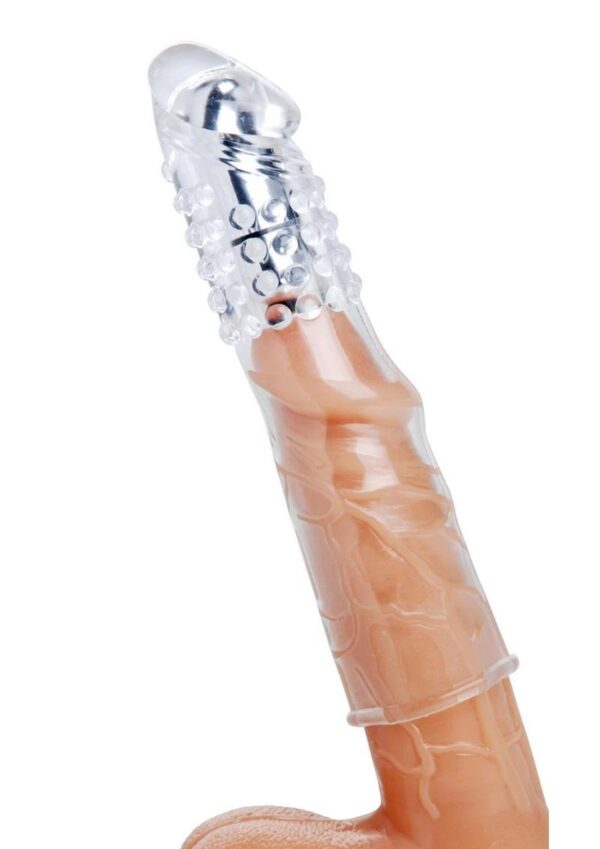 the sleeve is made of clear