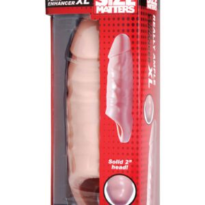 and the large size shaft has ribbed vein details and a realistic cock head. The last 2 inches are solid rubber for serious gains