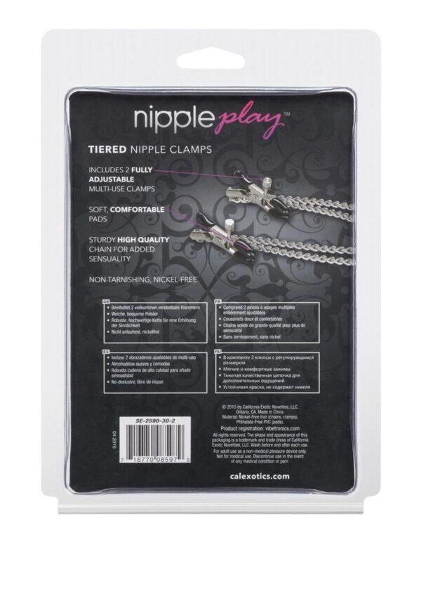 clamps)    Phthalate-Free PVC (pads)    2.25 x 1/5.75 cm x 2.5 cm (each clamp)    15/38 cm (overall length)