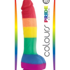 the rainbow colored dongs are made of superior-grade silicone and feature a satin-smooth texture and strong suction-cup base for versatile play. Pride Edition dongs are firm for effortless penetration and non-porous for easy