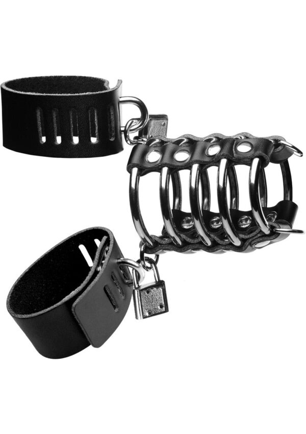 Revel in a unique and customized chastity experience! Your owner will love keeping your penis locked away