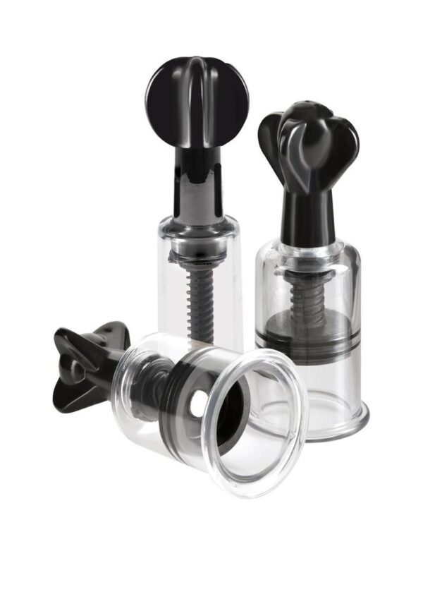 this kinky combo targets your bodys most sensitive erogenous zones with amazing pump-less suction satisfaction.Material: ABS Plastic  Rubber