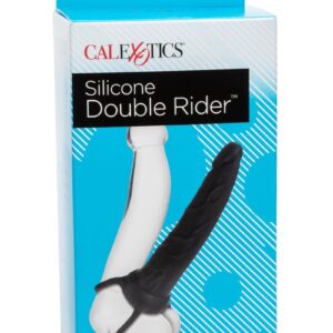 solid Silicone double penetration probeComfortable erection and testicular supportHygienically superior and body safeMATERIALS: Silicone