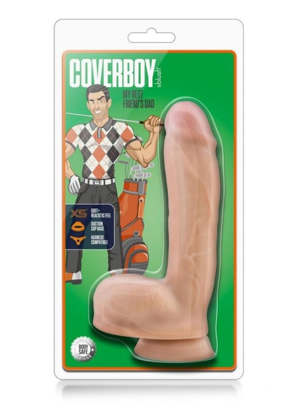 Coverboy My Best Friend`s Dad Dildo with Balls 8in - Vanilla - Image 2