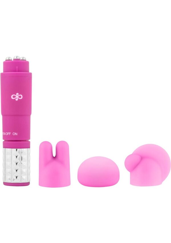 Revitalize waterproof vibrator was designed to relax and calm. Use with or without the 3 included silicone attachments. Without