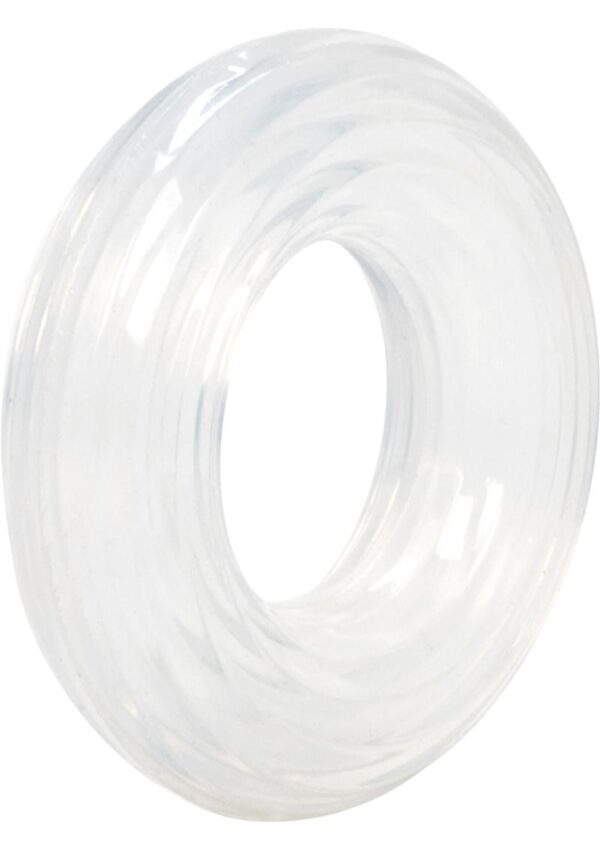 Please your lover all night long with the Premium Silicone Ring. The large sized stretchy support ring is comfortable to wear and easy to remove after mind-blowing explosive climax.The super stretchy penis ring is ultra thick and sensually textured