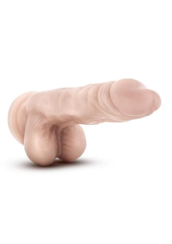 you can stick this Dr. Skin dildo to any smooth clean surface for solo play