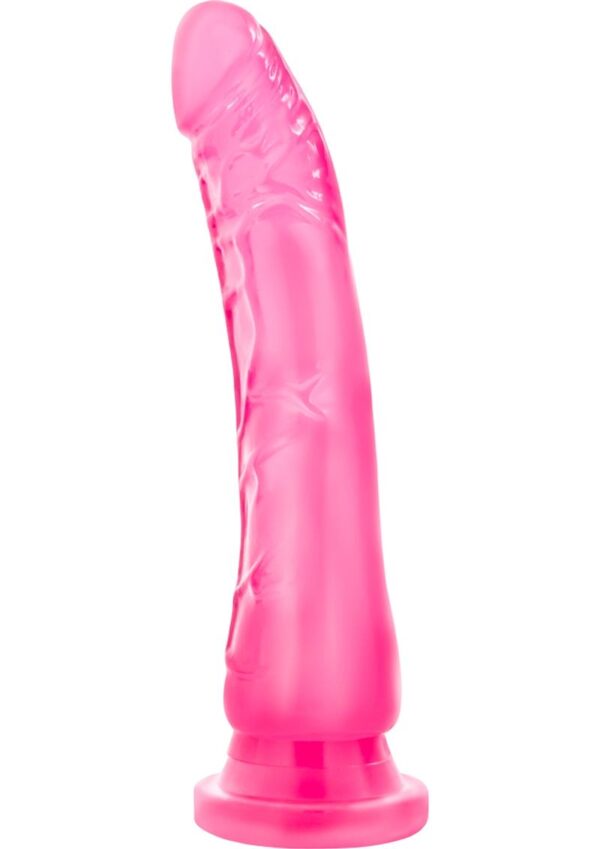Get back to basics! Blush Novelties Sweet N` Hard 6 is a realistic dildo with a slight curve and a sturdy suction cup base that holds to any smooth flat surface for solo time. Or partner up for strap-on harness fun! Sweet N` Hard 6. The body`s slim shape and the head is tapered for easy ion. To clean use soap and water or a toy cleaner then let air dry. Contains no phthalates