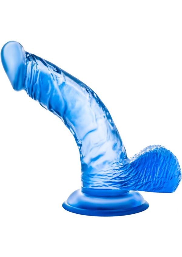 Stimulate your g-spot with this perfectly curved and sized realistic dildo. The Sweet N` Hard 8 is the perfect size to fill you up with 6.5 inches of length (5.75 inches able length) and 2 inches of width. The strong suction cup makes this dildo perfect to be mounted anywhere for your play! This base also makes this toy harness compatible for both lesbian play or pegging. With four hard candy colors available (clear