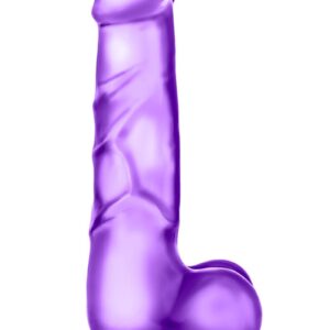 Blush Novelties Sweet N` Hard 4 is a realistic dong with balls with a sturdy suction cup base that holds to any flat surface for solo time. Or partner up for strap-on harness fun! Sweet N` Hard 4 is pleasantly scented and made of soft