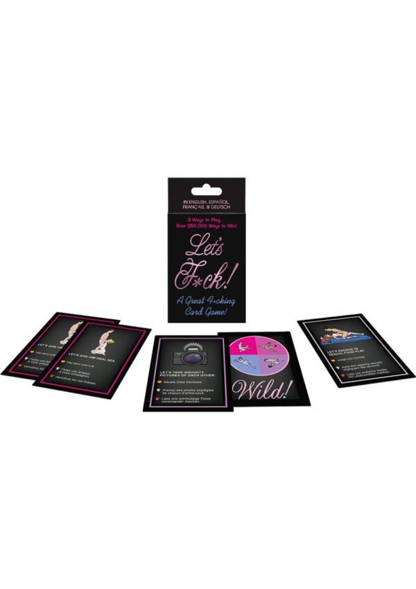 The quick and easy game that gets you laid! Includes 48 Let`s F... Cards