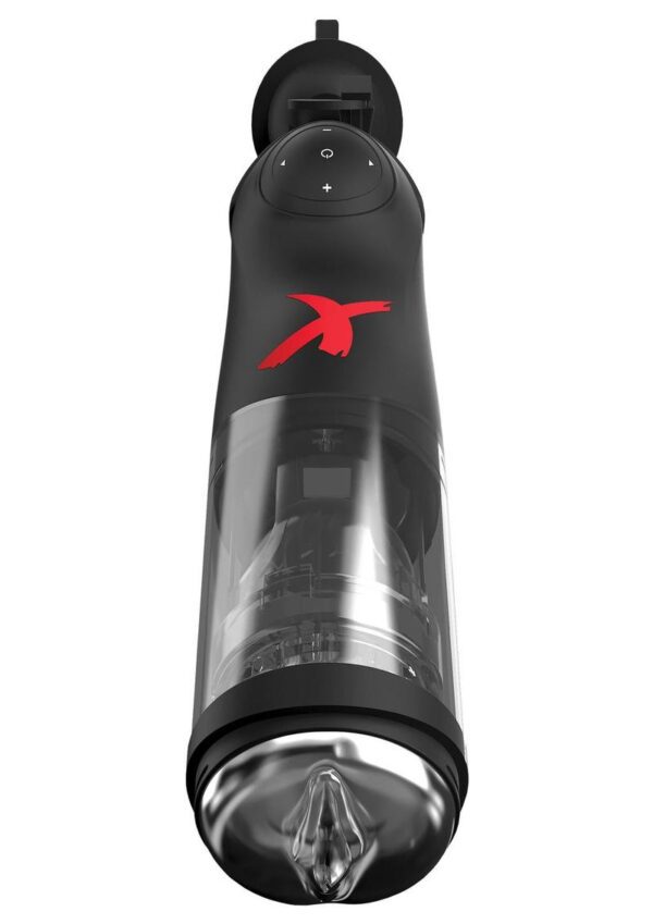tight ass or supple lips depending on your mood. Slide through the realistic pleasure topper to enjoy a stimulating textured sleeve lined with rows of tiny ribs that tease your shaft with every thrust. The powerful motor ensures strong